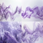 **Elegant swirl of smoke curling and twisting across a muted light gray field, lavender-purple tendrils, dynamic motion implied, ultra-detailed, sharp focus, cinematic glow, no blur --ar 16:9 --v 6.0** - <@1386141833826140192> (fast)