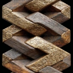 **single strand of parquet in gold as a mobile --s 500 --ar 9:16** - Image #4 <@911637101290877029>