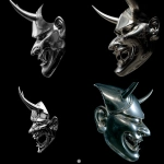 **an all chrome digital artwork of a side view hannya mask** - <@1123500737901641809> (fast)
-# Create, explore, and organize on [midjourney.com](<https://midjourney.com/imagine?from_discord=1>)