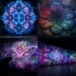 **sometimes, in front of Giant kaleidochromic screen, I like to sniff my armpits, they're the best armpits, and the smell, the smell is like morning glories, the greatest and best morning glories in the universe, I should know, my brain big, big brain think lots, digital Surrealism --raw --profile puov6we --stylize 225 --v 7.0** - <@834468597551333468> (relaxed)