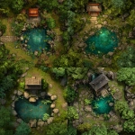 **a tabletop vtt battlemap. Gridless. a hidden japanese kami shrine in a forest. a pool with carp and lilypads. a small stone shrine. Foundry roll20 style vtt map** - <@607670360539660330> (fast)
-# Create, explore, and organize on [midjourney.com](<https://midjourney.com/imagine?from_discord=1>)