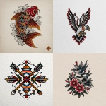 **A traditional old shcool tattoo design, white background** - <@1289925671455559733> (fast)
-# Create, explore, and organize on [midjourney.com](<https://midjourney.com/imagine?from_discord=1>)