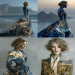 **diaphanous double exposure featuring an avant-garde couture double exposure over a spellbinding natural landscape --exp 50 --stylize 1000 --ar 4:5 --v 7.0** - <@948741381743083580> (relaxed)
-# Create, explore, and organize on [midjourney.com](<https://midjourney.com/imagine?from_discord=1>)