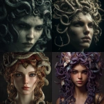 **the beautiful goddess medusa. Realistic** - <@1238241572940943414> (fast)