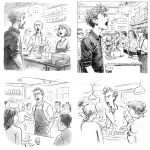 **This afternoon, in a coffee shop, a young man suddenly yelled at the staff, sparking dissatisfaction among the customers. (White line drawing)** - <@1154404647293952050> (fast)
-# Create, explore, and organize on [midjourney.com](<https://midjourney.com/imagine?from_discord=1>)