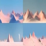 **minimal illustrate 2d3d pastel pale pink desert bright sky --ar 44:7** - <@1117988865903448218> (63%) (fast)