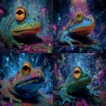 **<https://s.mj.run/k9B1Mtbmbns> <https://s.mj.run/zaCb7O6CIXo> <https://s.mj.run/Cf5GcPTtIUw> <https://s.mj.run/fTZ-kSHXeqk> Trim-Cosmic Hypnotic-Eyes Rainbow-Eye Brain Frog Hypnofrog Connectome Nebula Star-Splash Spacewave --ar 3:2 --iw 2.0 --v 7.0** - <@426654487248109579> (fast)