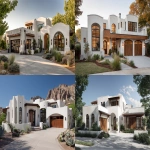 **front driveway view of soft modern house with arched windows, white stucco, and wood accents --ar 16:9** - <@409035117881982988> (fast)
-# Create, explore, and organize on [midjourney.com](<https://midjourney.com/imagine?from_discord=1>)