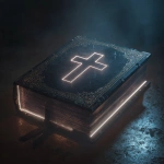 **glowing bible with a painted black cross. Dark jelly roll album art vibes** - Image #3 <@801150928811065344>
