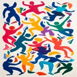 **abstract dancing, Matisse style print, --ar 9:16 --v 6.1** - Upscaled (Subtle) by <@1208974344441569353> (fast)
-# Create, explore, and organize on [midjourney.com](<https://midjourney.com/imagine?from_discord=1>)