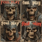 **a vintage death metal, 80s/90s band album cover - "foul play" --v 7.0** - Variations (Strong) by <@376196082390138880> (fast)