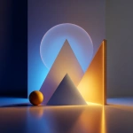 **abstract 3d shapes Glowing --v 7.0** - Image #3 <@698304093076193312>