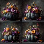 **photo professionnelle, photo promotionnelle, citrouilles fleuries, pour boutique de fleurs --v 7.0** - Variations (Strong) by <@864083879194525716> (fast)