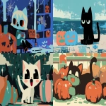 **pumpkincatclaymation inktober --chaos 20 --ar 16:9 --profile jxedwsk --niji 6 --sref 1815607075** - <@937851746712186921> (relaxed)