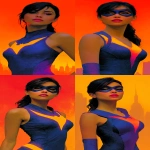 **graphic novel cover art. Esoteric Neon superhero. --c 45 --ar 1:2 --v 7.0 --s 750 --p 2ih31xe --raw** - Variations (Strong) by <@344228814332887040> (fast)
-# Create, explore, and organize on [midjourney.com](<https://midjourney.com/imagine?from_discord=1>)