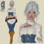 **Pickle pout lips fashion schematic modelling, full body turnaround, proffessional, 300 mm focal length, photos, snowflake macrophotography miniature studio lighting, black and white, --p cph7wo2** - Image #4 <@639231094968942592>