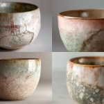**Photorealistic close-up of an elegant handmade ceramic cup, inspired by nature and calmness, organic shape, soft textures, subtle imperfections, gentle pastel color palette (muted beige, soft sage, pale blush), matte-to-silk glazed surface. A soft, realistic reflection of the Danish flag (red and white cross) visible in the glaze, subtle and abstract, not literal or dominant. Scandinavian aesthetic, natural diffused daylight, minimalistic composition, shallow depth of field, ultra-high detail, realistic shadows, professional studio photography 16:9 raw --v 7.0** - <@1062788114764013599> (fast)