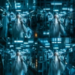 **photo, photo real, realism, film photo, 35mm, film grain, fujifilm, portrait, F1.4, Natural light, dramatic light, modern, reflections, science, white and bright color pallette, a woman engineer in a semiconductor clean room holding up a new microchip design, cinematic, --ar 16:9** - Zoom Out by <@947348620636729354> (fast)
-# Create, explore, and organize on [midjourney.com](<https://midjourney.com/imagine?from_discord=1>)