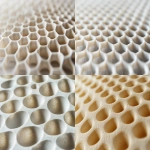 **Close-up of ceramic honeycomb catalyst substrate used in bioenergy emission control, shown in angled side view, perfect lighting on textured grid pattern, isolated studio scene, hyper-realistic and clean --ar 3:2 --v 6.1 --quality 2 --raw** - <@1145244586088861708> (relaxed)