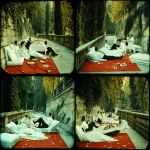 **belle epoque freakout, B-movie cinematography, belle epoque, exotic mod ensemble, tranquility --chaos 20 --ar 4:3 --raw --profile jsiu34d --weird 400 --v 7.0** - Variations (Strong) by <@1000163713564823602> (fast)