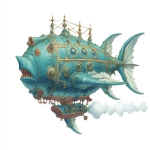 **an airship named hagfish --ar 7:5 --v 7.0 --raw** - Image #2 <@1071135204846096475>