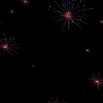 **ultra-minimalist fireworks display on a pure black background, only 3-4 detailed fireworks scattered across the sky, glowing metallic purple and silver sparks with soft orange and dark blue highlights, futuristic lighting style, high contrast, cinematic glow, sharp particle trails, premium financial brand aesthetic, sleek and moody 3D composition --ar 4:5** - Image #3 <@540283575212310558>