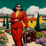 **glam vintage travel brochure --p v72x35v o4l8lp8 --ar 3:4** - Image #2 <@948741381743083580>