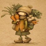**children's book illustration, colored pencils on sepia paper, vibrant colors, pencil strokes, high quality, 32k, high resolution, ultra-high definition, high detail level --ar 35:53 --raw** - Image #4 <@1135636698060038216>