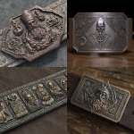 **create an image of Old-look metal Cleric dnd character & dnd icons on a metal belt or strap, in 3D style - have some dnd style border, lines, signs - all comet designs** - <@1054926864520581210> (fast)
-# Create, explore, and organize on [midjourney.com](<https://midjourney.com/imagine?from_discord=1>)