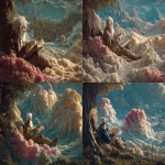 **<https://s.mj.run/DO7vuWoXxIU> <https://s.mj.run/PXrO9_BRdpk> <https://s.mj.run/cSbckn_wxpI> <https://s.mj.run/j46HPvqoY_A> <https://s.mj.run/v8zjIgUTuu4> Cotton Clouds Paint a Scene of an Old Man Relaxing in the Forest Drinking some Tea, Looking over a book containing Fluvioglacial-Outwash-Plaines Craft-World Hyper-RealityMash --ar 3:2 --v 7.0** - <@426654487248109579> (fast)