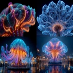 **scyphozoa retro-futuristic carnival ride neon tendrils --ar 16:9 --raw --stylize 1000 --v 7.0** - <@708827713749909535> (fast, stealth)
-# Create, explore, and organize on [midjourney.com](<https://midjourney.com/imagine?from_discord=1>)