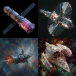 **spacecraft with a Kaleidochromic warp-engine --v 7.0** - <@1018138887199129620> (relaxed)