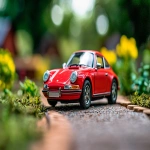 **a Porsche 911 Targa netsuke exaggerated forced perspective with minimal motion blur --ar 295:166 --style raw --s 250 --iw 2.5 --c 25 --q 2 --p x1ml6ks 7t7o6mb** - Image #4 <@1059634795207991457>