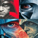 **Darth Vader poster, closeup on his face, lunar eclipse on the background, realistic illustration in the style of Norman Rockwell and Frank Frazetta --ar 3:4 --v 7.0 --s 600 --c 10** - <@1071437900610293863> (fast)