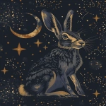 **moonlit jackrabbit, crescent moon and stars motifs, mystical boho, navy and gold accents, clean background, subtle grain --ar 4:5 --v 6.0 --no text --raw** - Upscaled (Subtle) by <@1150647384779530290> (relaxed)
-# Create, explore, and organize on [midjourney.com](<https://midjourney.com/imagine?from_discord=1>)