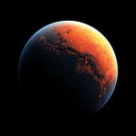 **red glowing planet, pure black background, lit from the top right --sref <https://s.mj.run/R0hsZUawik8> --v 7.0** - Upscaled by <@679709826716270628> (fast)