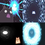 **Silly cat makes a silly face at accretion disk --ar 3:2 --profile fn9opxx u22owga 2z3eyk3 ro2ke7q y9a56jc --niji 6** - <@937851746712186921> (relaxed)