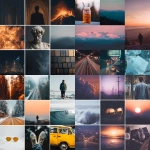 **give me a collage of 8 images that is 2868 x 1320 featuring a series of motivational photos and items** - <@232655434748657666> (fast)