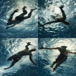 **<https://s.mj.run/YKSZNuUVuRk> male figure floating in outer space, hand reaching outwards, curved body pose, dynamic pose, high contrast, photo grade, 16K, HDR, --ar 9:16 --v 6.0** - Variations (Strong) by <@346339918877818883> (fast)