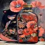 **graffiti Kawaii poison --ar 3:4 --p v72x35v v95am5p** - Image #1 <@948741381743083580>