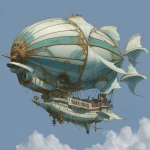 **an airship named hagfish --ar 7:5 --v 7.0 --raw** - Image #1 <@1071135204846096475>