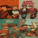 **an original cover art for my song "Love and Music" it's about two teenage males growing up, however, we were happy because we had each other (love) and we always made music together (music) --ar 11:27** - <@409716268476923920> (fast)
-# Create, explore, and organize on [midjourney.com](<https://midjourney.com/imagine?from_discord=1>)