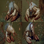 **<https://s.mj.run/D2Y5aygMzxA> <https://s.mj.run/vIN8e9y1Ivo> <https://s.mj.run/VmGoSAuD7wQ> monstrous festive holiday crustacean, like a gameplay, muted colors --ar 16:9** - Remix (Strong) by <@1094639053565067284> (fast)