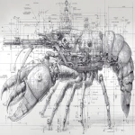 **Isometrical steampunk mechanical technolobster, weaponized, armored, ready to war in a festive holiday crustacean --ar 16:9 --profile sw3hfp8 --v 7.0** - Image #3 <@1054482006731395092>