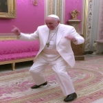 **Pope Francis happy dancing. --p uktsbu8 --v 7.0 --ar 2:3 --s 50** - Upscaled by <@1052958752749387917> (relaxed)