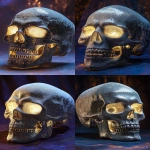 **patchwork beads telomere skull glowing LED Native American --s 250 --v 6.1 --ar 3:4 --cref <https://s.mj.run/2WTFRFHEf-Q>** - Remix (Strong) by <@548015168957972483> (fast)