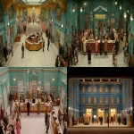 **A cinematic still, a film by Wes Anderson, a bustling british police station, wide shot, --v 7.0 --ar 16:9** - <@1105536971348123781> (fast)