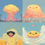 **sometimes, in front of Giant orange Cirrocumulus duck in nightmare, I like to sniff my armpits, they're the best armpits, and the smell, the smell is like durian fruit, the greatest and best durian fruit in the universe, I should know, my brain big, a big galaxy brain think lots, digital Surrealism --ar 41:71 --raw --sref 32 --stylize 1000 --p k183fpy ajjw9qi --v 7.0** - <@834468597551333468> (relaxed)