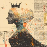 **children's book illustration of a fairy queen wearing a crown and the shiny blue dress --ar 3:4 --v 7.0 --stylize 500 --profile cp492lr 9lznmlz g3sz1uy --sref <https://s.mj.run/jLrX1KnvAdQ> --raw** - Image #2 <@1135636698060038216>