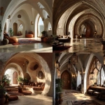 **interior of a home done in a style combining Moroccan design and architecture and Hobbit design and architecture --v 7.0** - <@966519024106217482> (fast)
-# Create, explore, and organize on [midjourney.com](<https://midjourney.com/imagine?from_discord=1>)